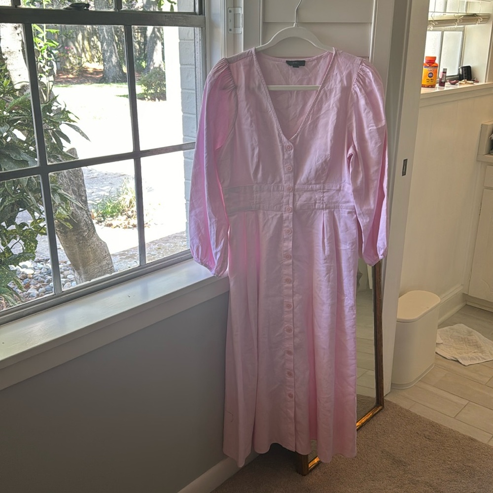 Jcrew linen dress